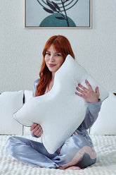 Shoulder Yan Yatanlar İçin Omuz Boşluklu Visco Yastık Horlama Yastığı Estetik Yastığı