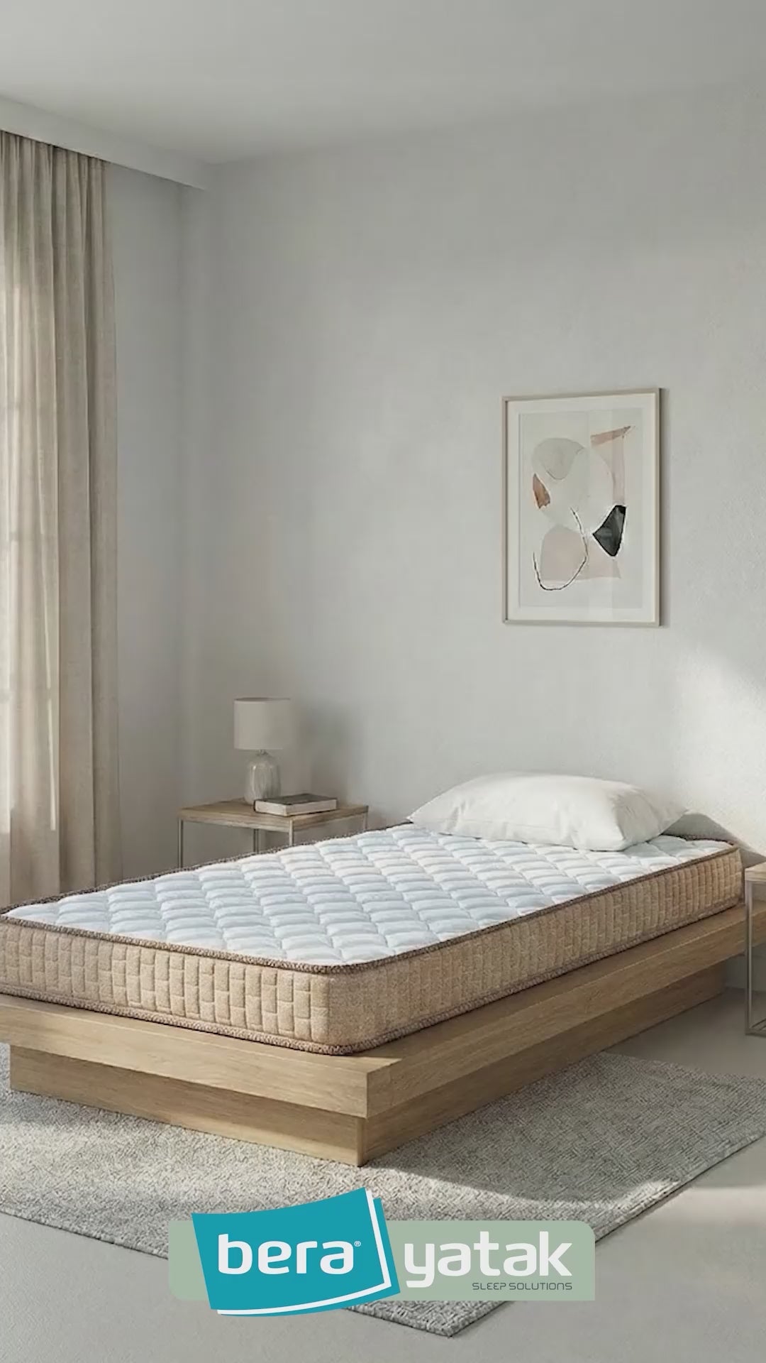 Mrs. Lotus Lux Full Ortopedik Yatak, Sünger Yatak, Yavrulu Yatak, Büyüyen Beşik Yatak 13-14 Cm (Ölçü Seçenekli)